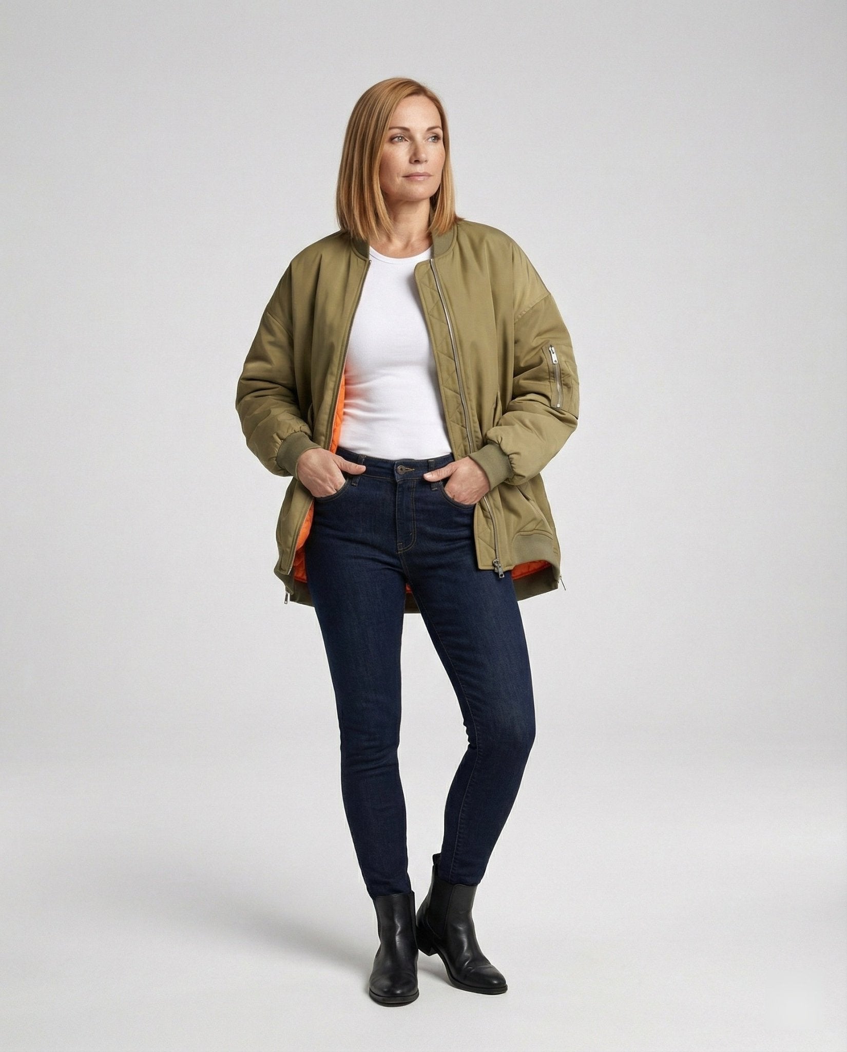 Women's padded bomber jacket - Chichicherry