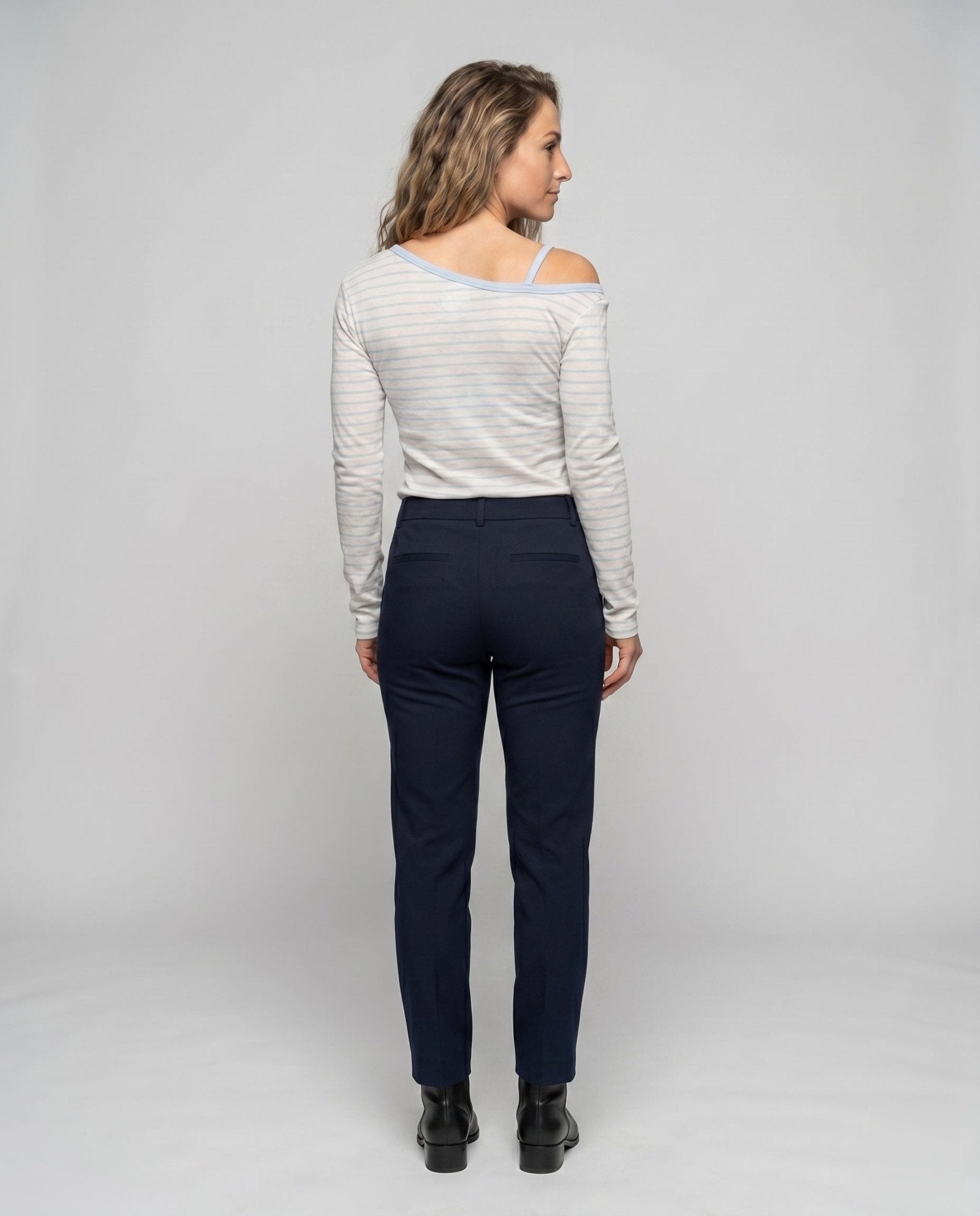 Women's pajama set with casual stripe pattern and lightweight material - Chichicherry