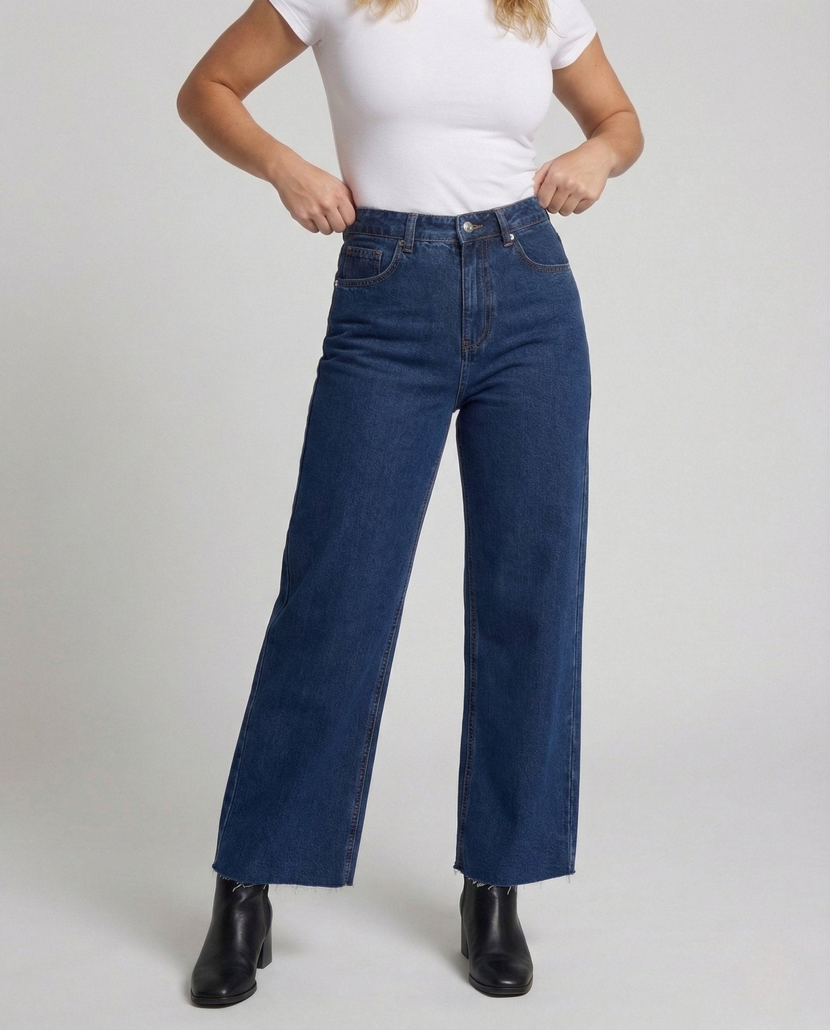 Women's Palazzo Jeans High Waist - Chichicherry