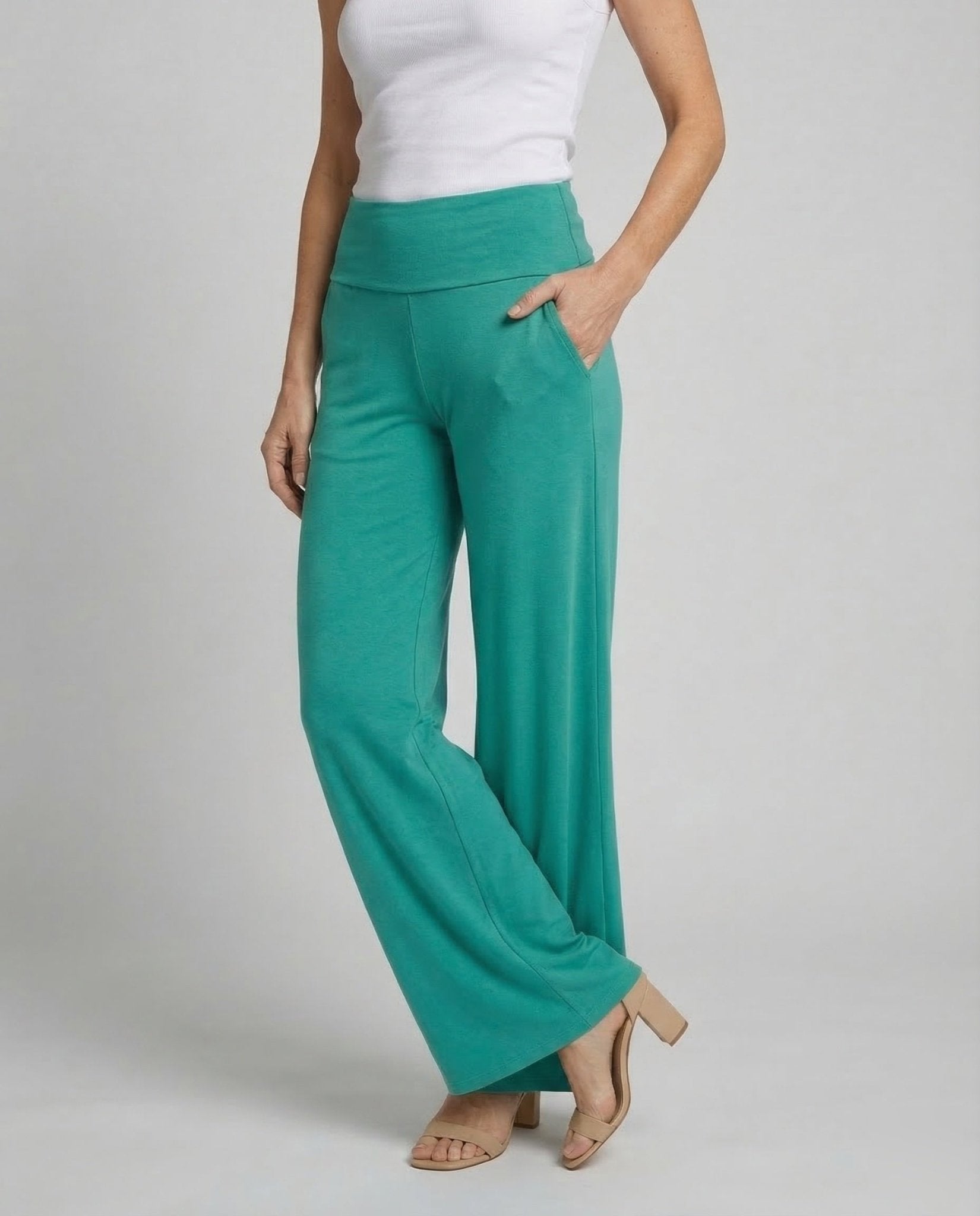 Women's Palazzo Pants Jersey - Chichicherry