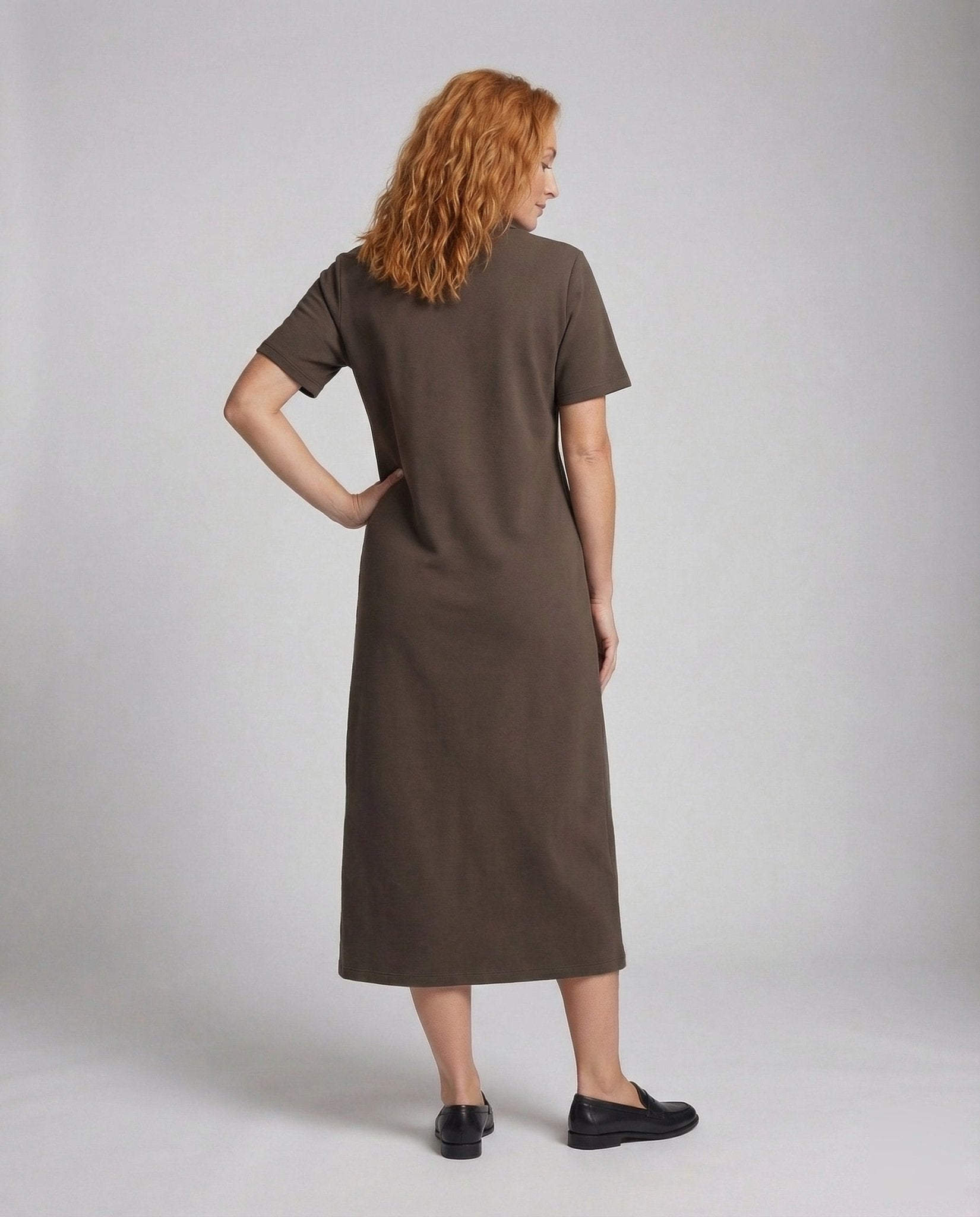 Women's Polo Dress Maxi Cotton - Chichicherry