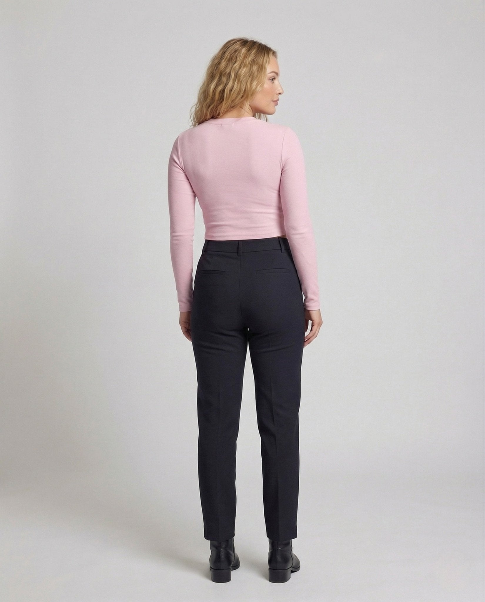 Women's Ribbed Long Sleeve Shirt Button Placket - Chichicherry