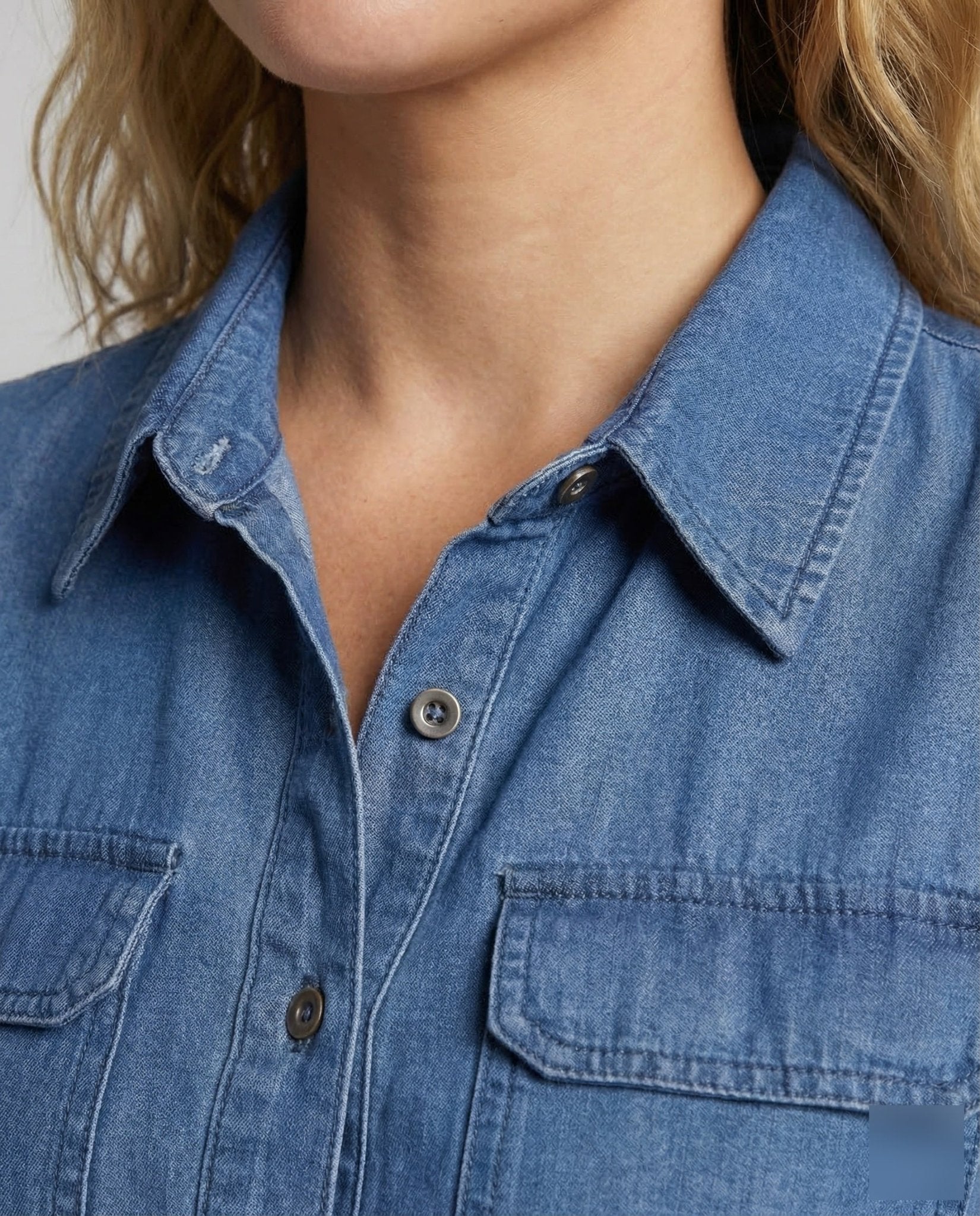 Women's Shirt Dress Jeans Tulle - Chichicherry