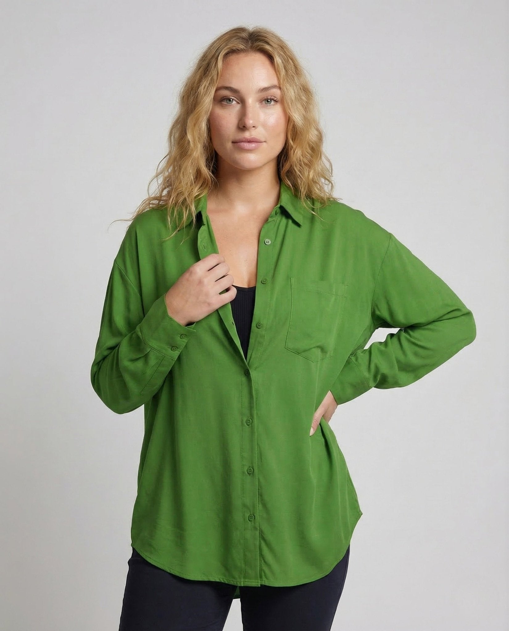 Women's Silk Look Blouse Wide - Chichicherry