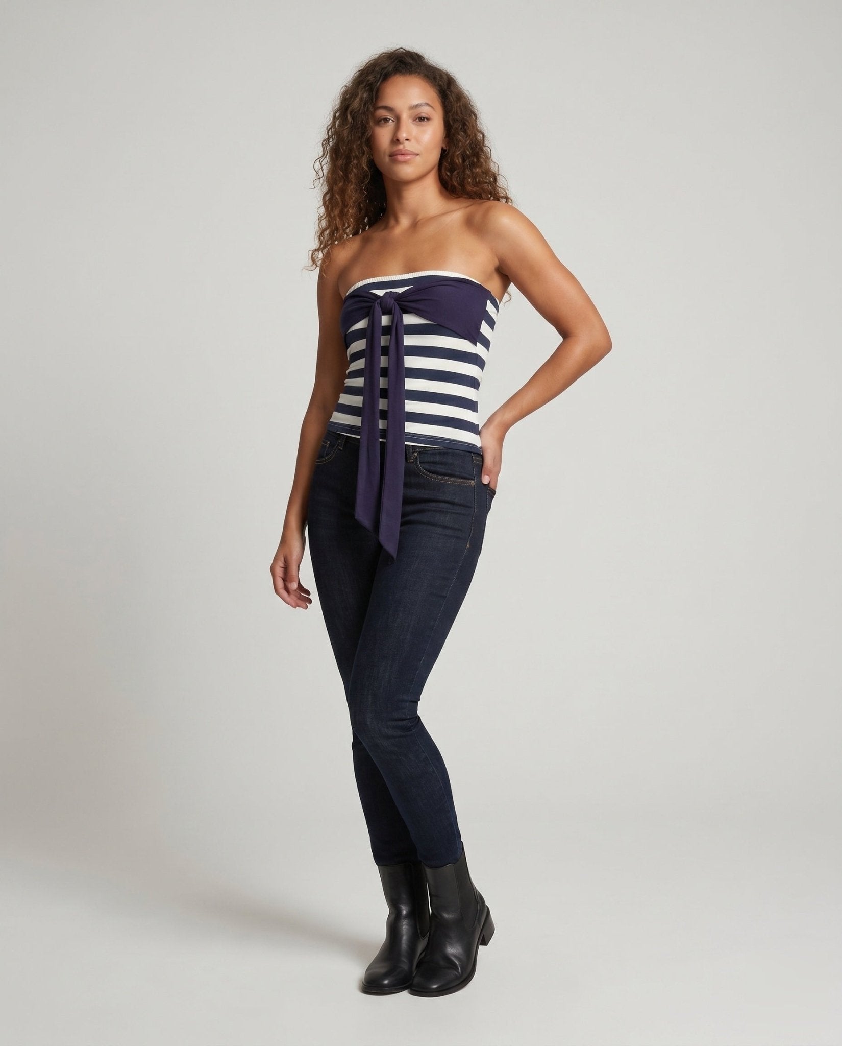 Women's striped binding lingerie by - Chichicherry