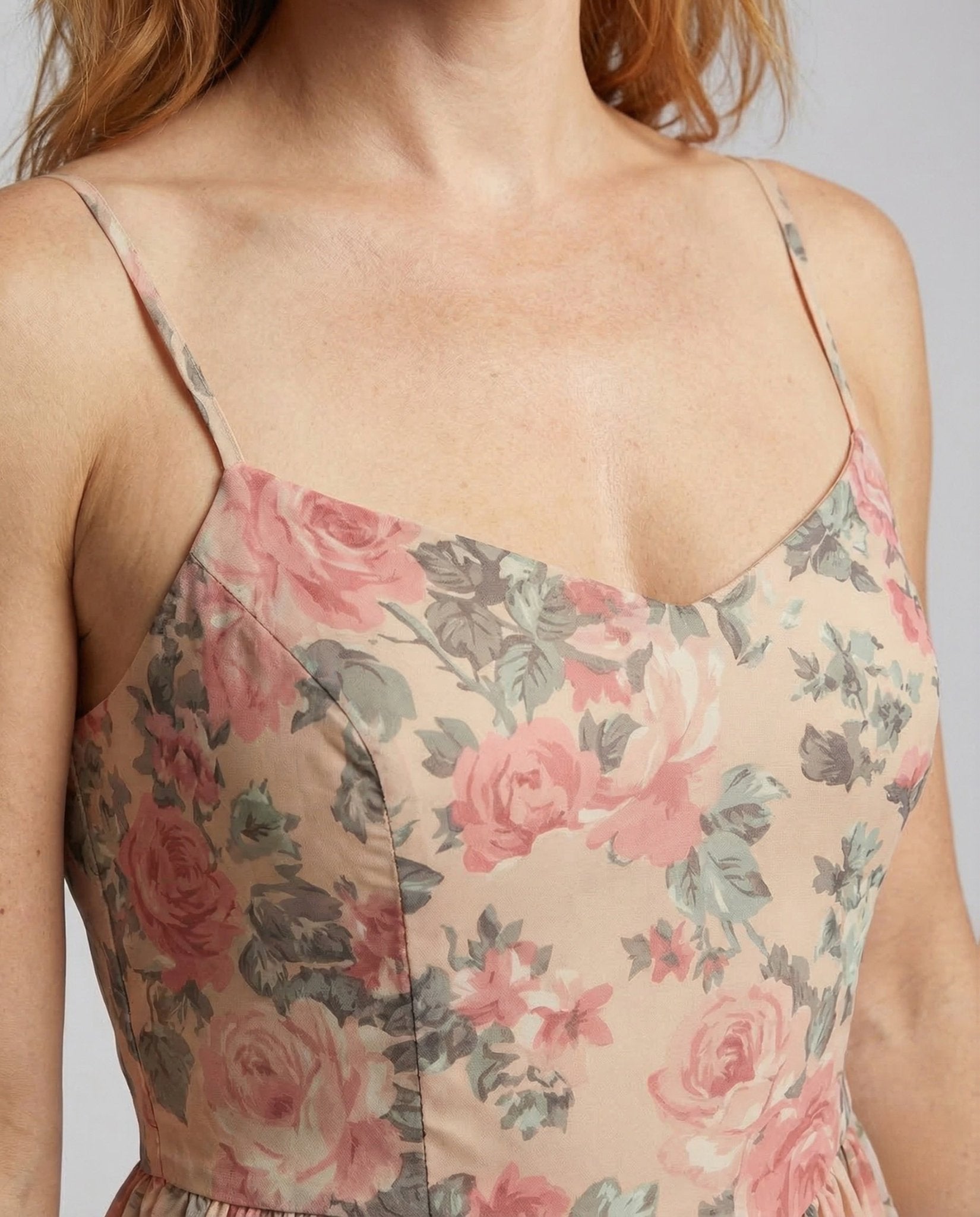 Women’s Summer Dress Spaghetti Straps Chiffon - Chichicherry