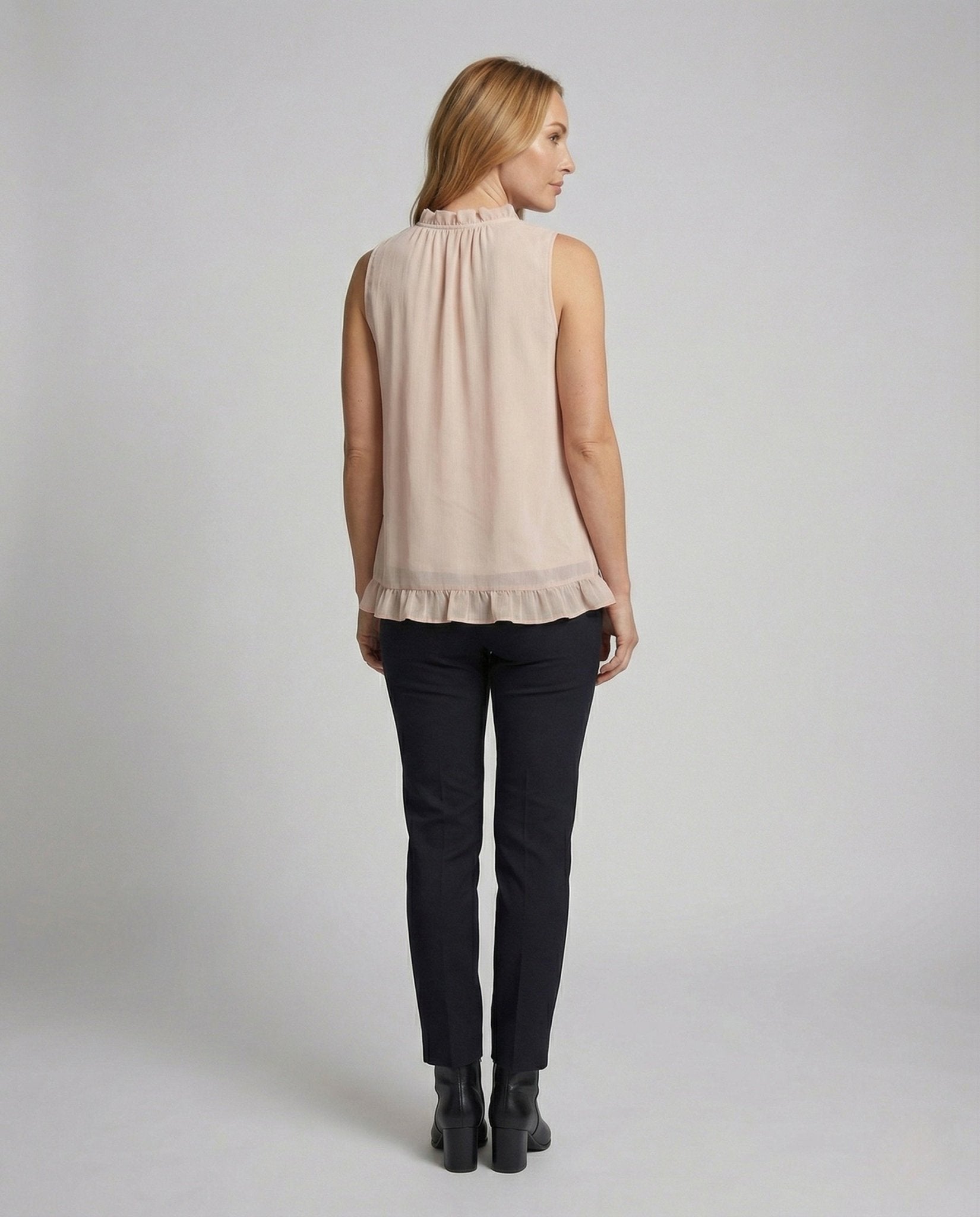 Women's Tie Collar Blouse with Oversized Bow - Chichicherry