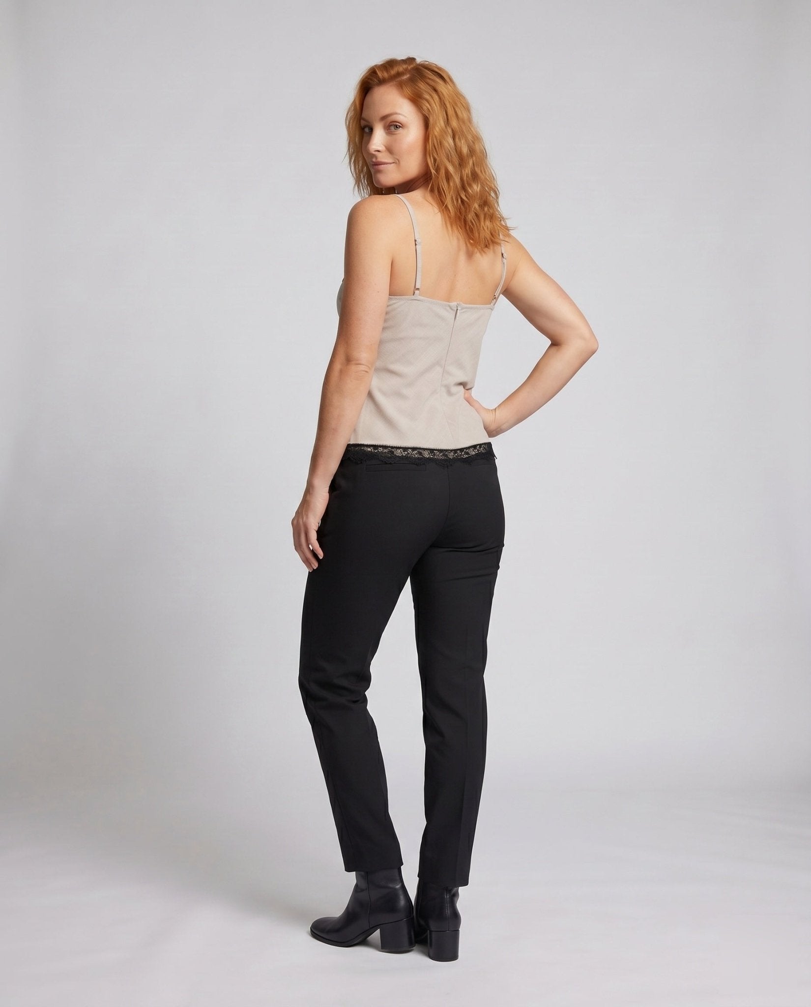 Women's top with lace and elegant wrap design - Chichicherry