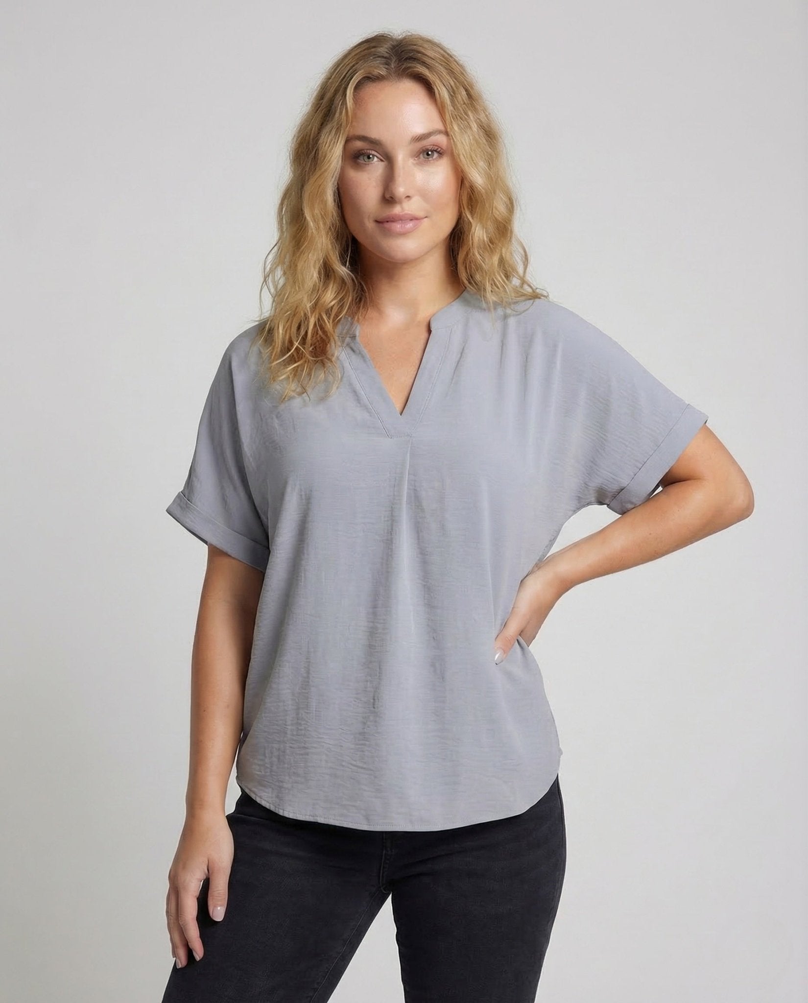 Women's Tunic V Neck Wide - Chichicherry