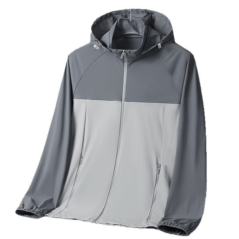 Women's Ultralight UV Protection Windbreaker with Hood and Ventilation Perforation Chichicherry - Chichicherry