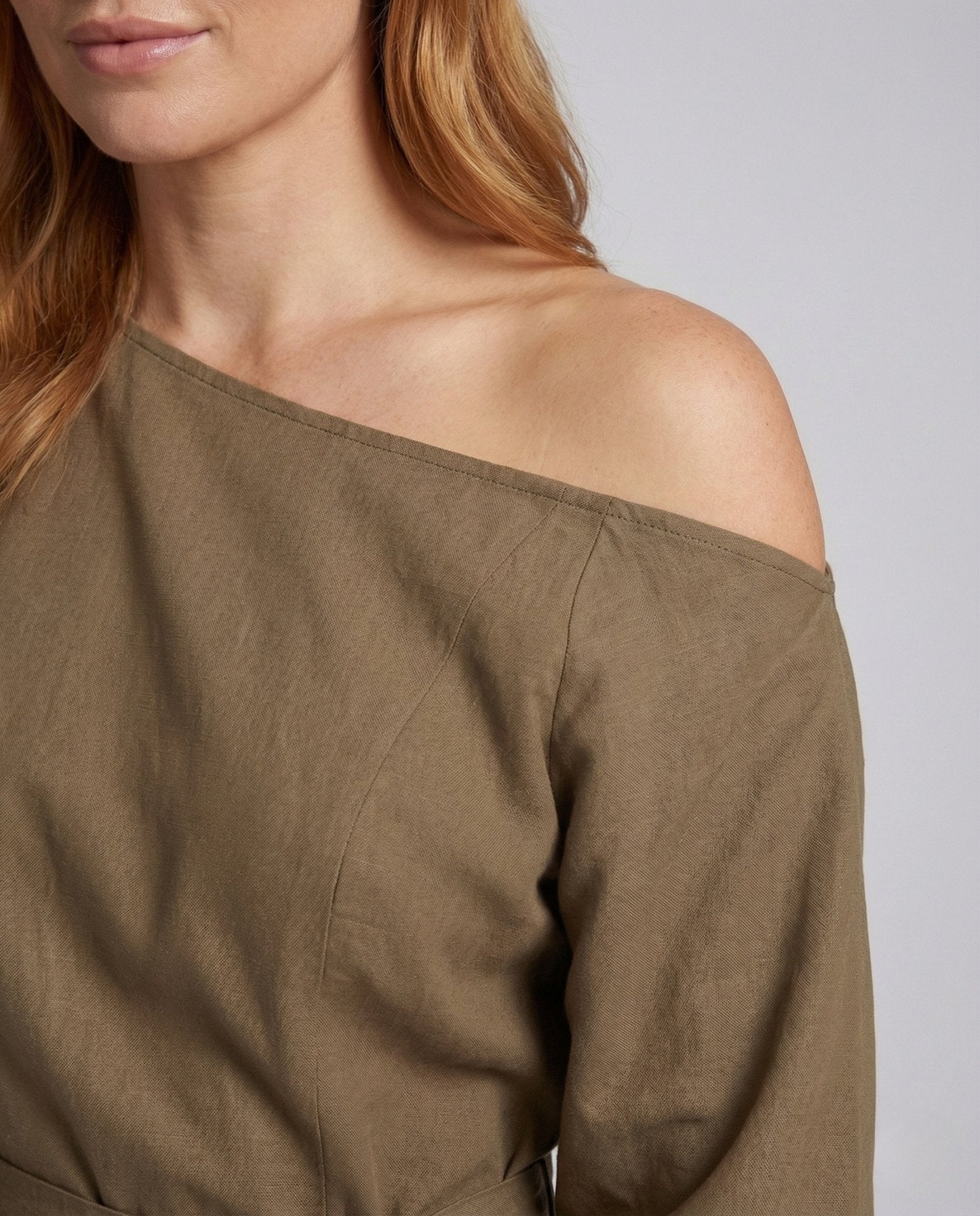 Women's Wrap Dress Off - Shoulder A - Line - Chichicherry