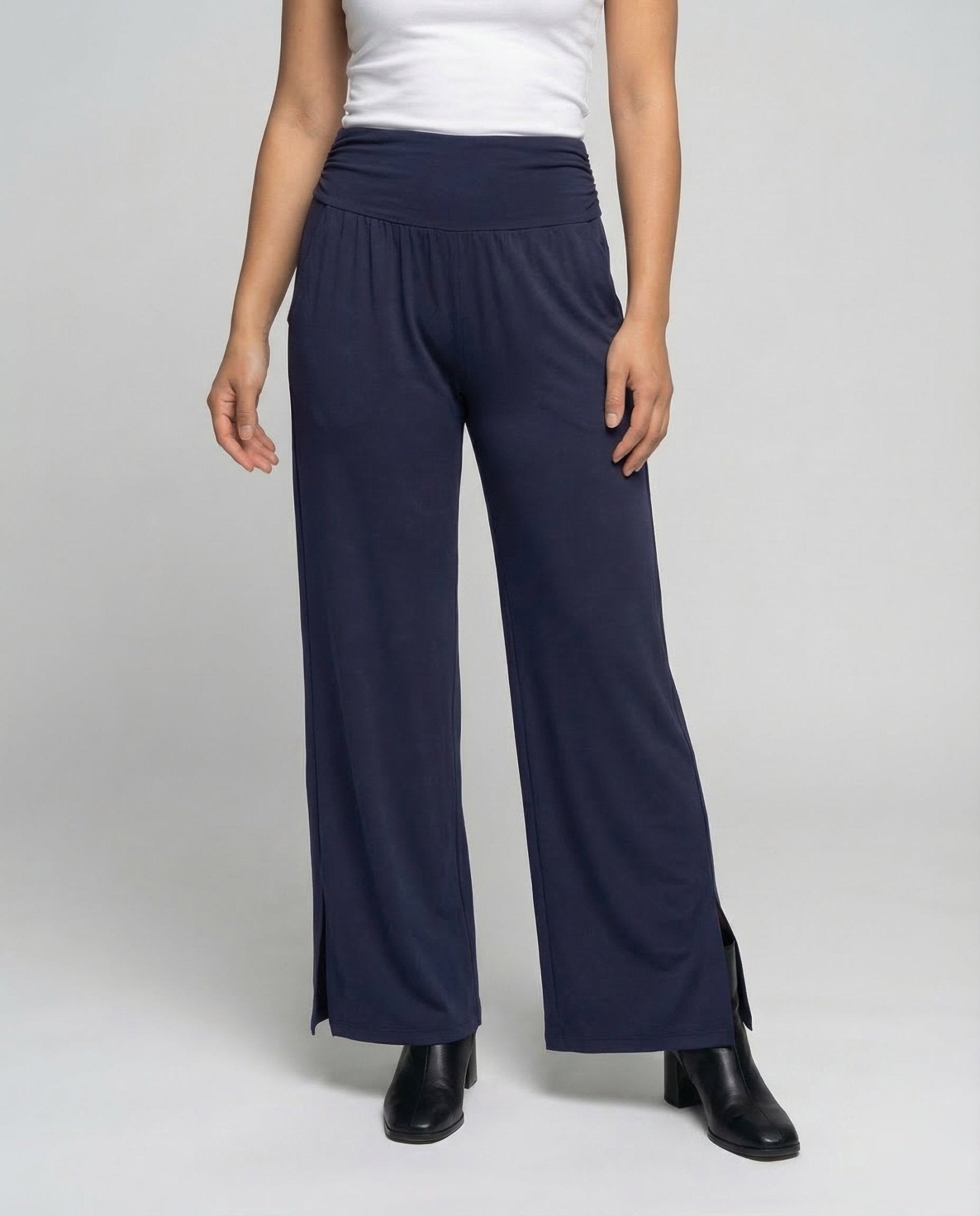 Women's Yoga Pants Wide Slit - Chichicherry