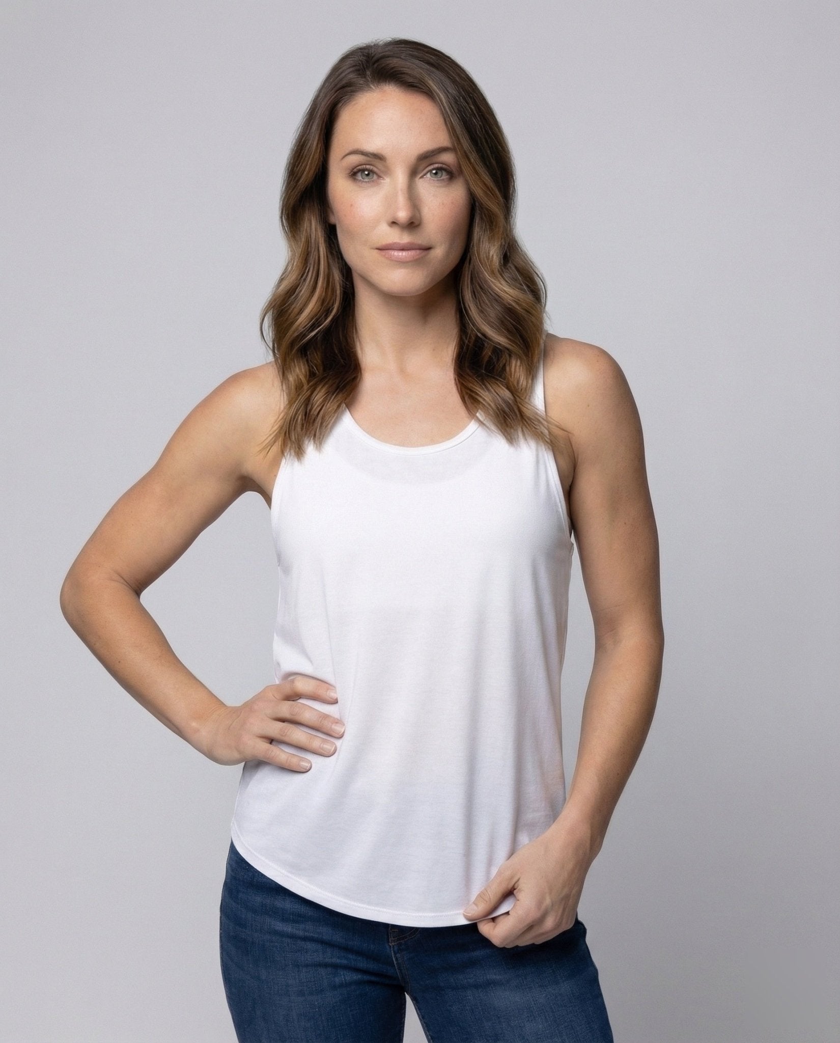 Women's Yoga Tank Top Racerback - Chichicherry
